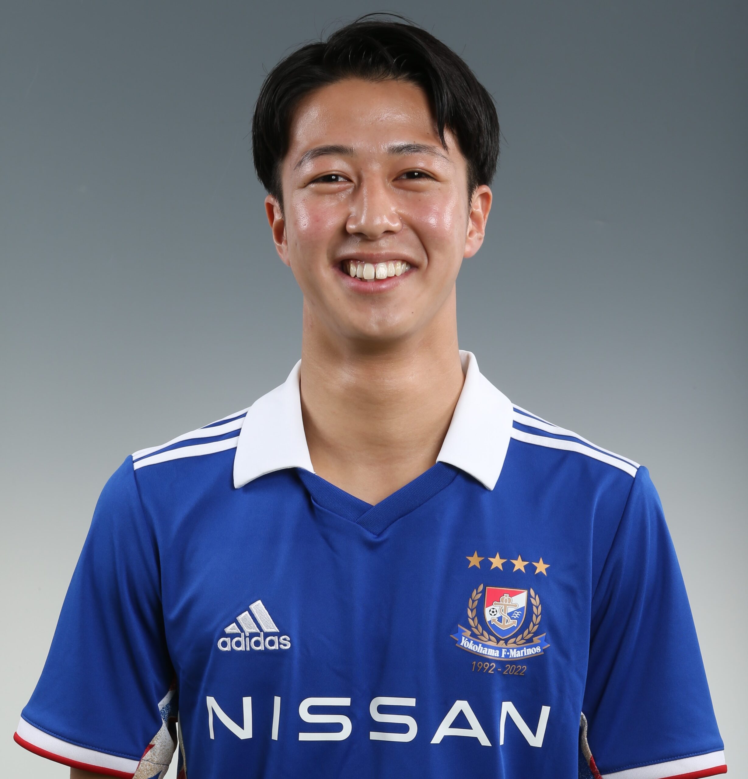 横浜F・マリノス スタジアム展示パネル 松村 晃助選手 横浜F・マリノスユース所属 松村晃助選手、U-20日本代表選出の